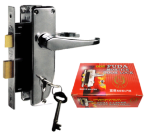 Picture of FUDA LEVER MORTICE LOCK 3835-3