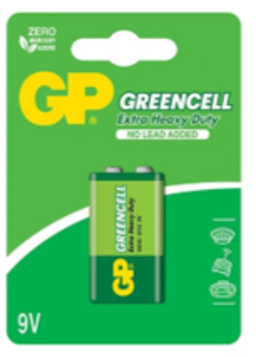 Picture of GP GREENCELL BATTERY 9V