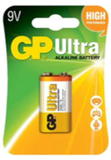 图片 GP ULTRA ALKALINE BATTERY 9V