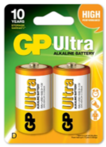 Picture of GP ULTRA ALKALINE BATTERY DX2