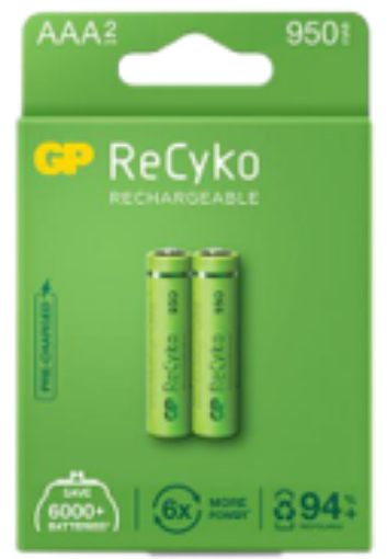 图片 GP RECHARGEABLE BATTERY ONLY 850MAH AAAX2