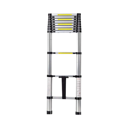 Picture of NIETZ ALUMINIUM LADDER TC STEP MULTITIMES FOLD SINGLE TELESCOPIC 9 STEPS TC-09