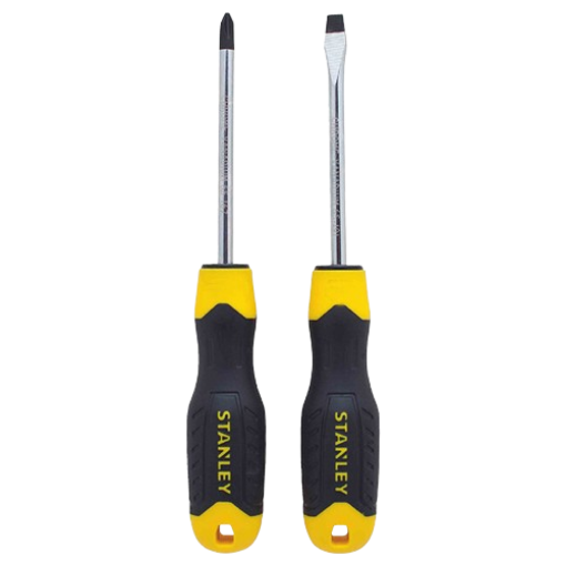 图片 STANLEY CUSHION GRIP SCREW DRIVER SET 2PC 66-670