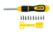 Picture of STANLEY MULTI BITS RATCHETING SCREW DRIVER 10PCS 68-010