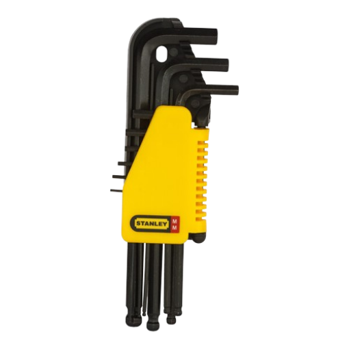 图片 STANLEY HEX KEY SET -MM (BALL TIPS) 9PCS 69-256
