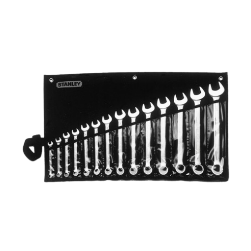 Picture of STANLEY COMBINATION WRENCH SET (MM) 14PC 87-036