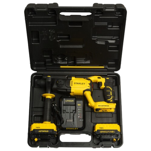 Picture of STANLEY 18V (4.0AH)-20MM BL SDS +ROTARY HAMMER SBR20M2K
