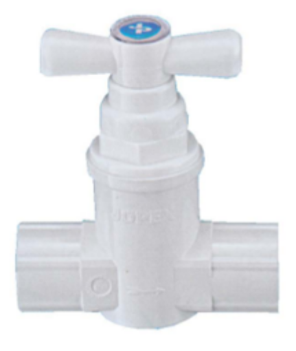 Picture of JOPEX PVC STOPCOCK T-HANDLE 3/4IN 2SC01W