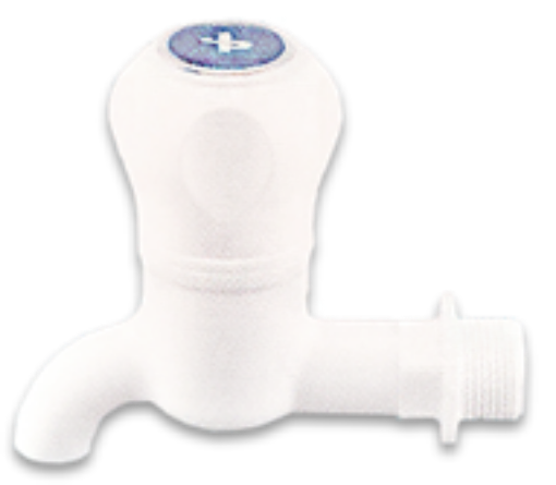 Picture of JOPEX PVC BIBCOCK ROUND HANDLE 1/2IN BC05W