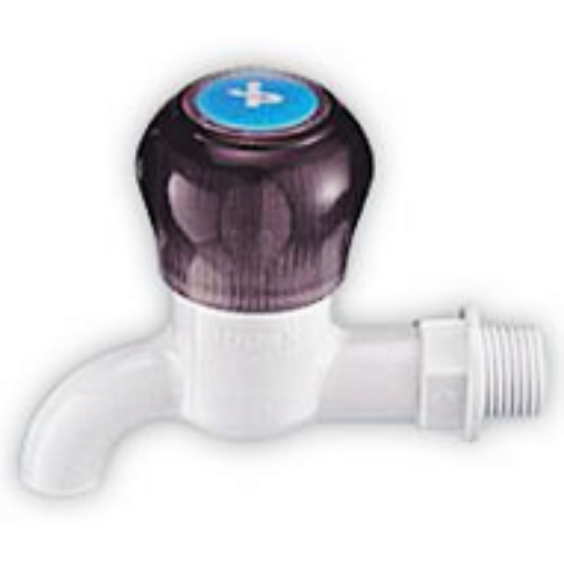 Picture of JOPEX PVC BIBCOCK ROUND HEAD 1/2IN BC05CW