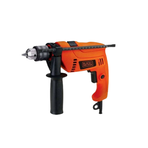 图片 BLACK & DECKER 13MM-550W HAMMER DRILL WITH ACCESSORIES HD650BXH