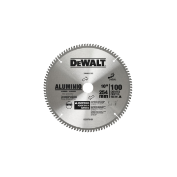 Picture of DEWALT CIRCULAR SAW BLADE FOR (ALUM) 255MMX100T (DWA03220)