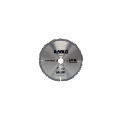 Picture of DEWALT CIRCULAR SAW BLADE FOR (ALUM) 255MMX120T DWA03260