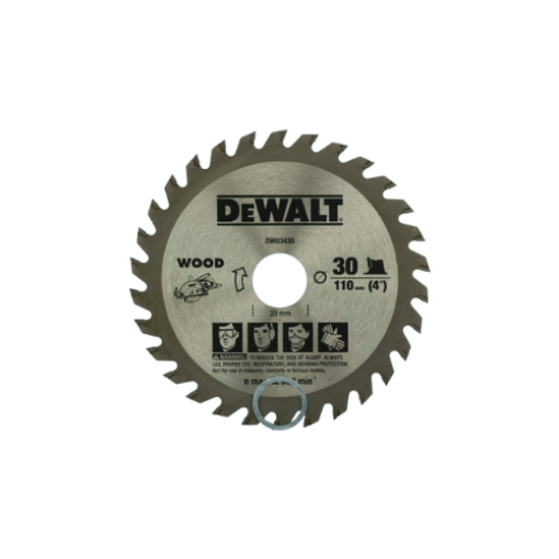 Picture of DEWALT CIRCULAR SAW BLADE FOR (WOOD) 105MMX30T DWA03430
