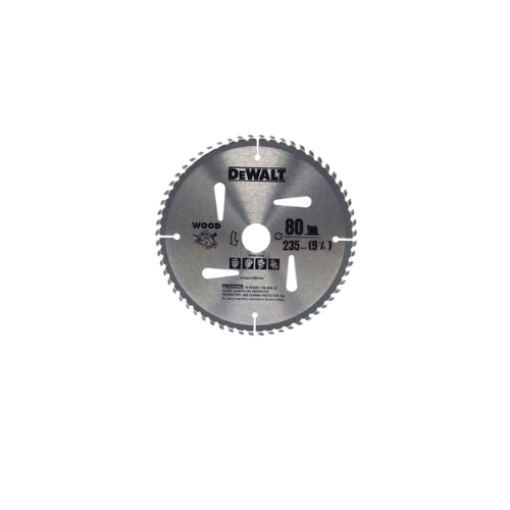 Picture of DEWALT CIRCULAR SAW BLADE FOR (WOOD) 235MMX80T DWA03980
