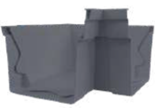 Picture of MIDDY CORNER IN GUTTER (G100-GREY)