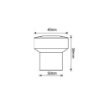 图片 NIETZ SOCKET ADAPTOR SMV (WITHOUT SOCKET) 2 WAY