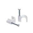 图片 NIETZ SOBAR WHITE CABLE CLIP 22MMX50PCS