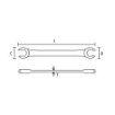 Picture of NIETZ FLARE NUT WRENCH (6PT) 14X17MM