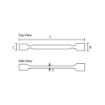 Picture of NIETZ DOUBLE FLEXIBLE SOCKET WRENCH (12PT) 12X13MM
