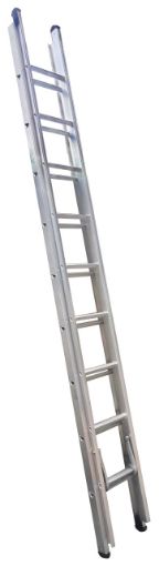 图片 NIETZ ALUMINIUM LADDER MEDIUM DUTY DOUBLE EXTENSION 10X10FT