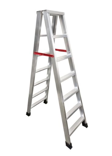 图片 NIETZ ALUMINIUM LADDER DOUBLE SIDED MEDIUM DUTY 11 STEPS