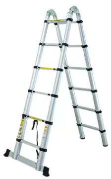 图片 NIETZ ALUMINIUM LADDER TA MULTI PURPOSE TELESCOPIC 2X9 STEPS TA9