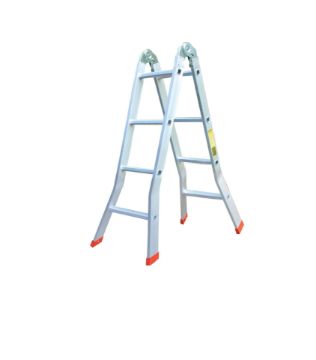 图片 NIETZ ALUMINIUM LADDER HEAVY DUTY TWO WAY 18 STEPS