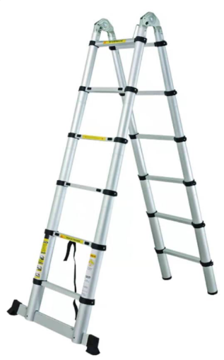 Picture of NIETZ ALUMINIUM LADDER TA MULTI PURPOSE TELESCOPIC 2X6 STEPS TA6