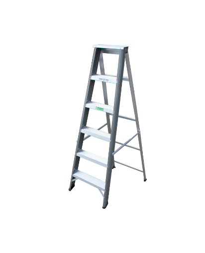 图片 NIETZ ALUMINIUM LADDER HEAVY DUTY SINGLE SIDED 14 STEPS