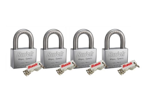 Picture of NIETZ KEYALIKE ORIGNAL PADLOCK 50MMX4PCS