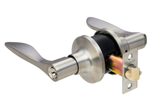 Picture of NIETZ TUBULAR LEVER LOCK 830 SNET (BLISTER)