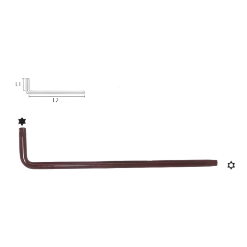 图片 NIETZ EXTRA LONG TAMPER TX-STAR WRENCH (RED) T50