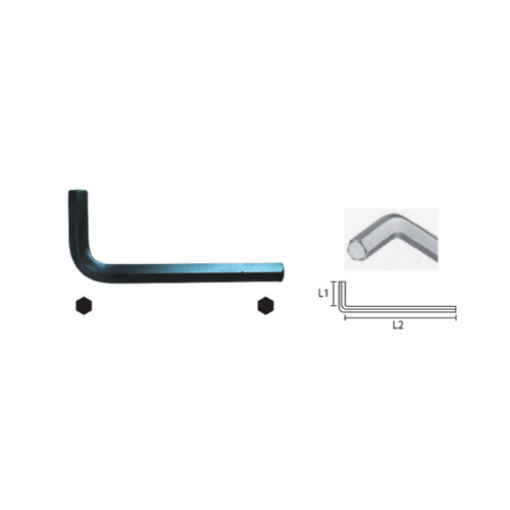 Picture of NIETZ HEX WRENCH -BLACK ZINC 12.0MM