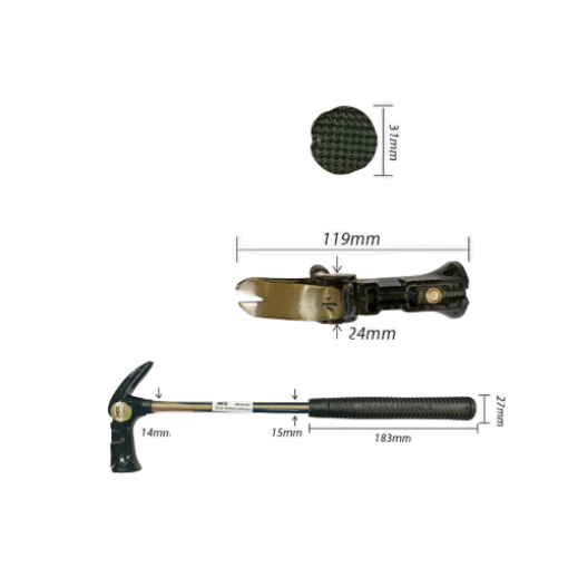 Picture of NIETZ PANEL BLOW HAMMER WITH MAGNET JAPAN STYLE 27MM