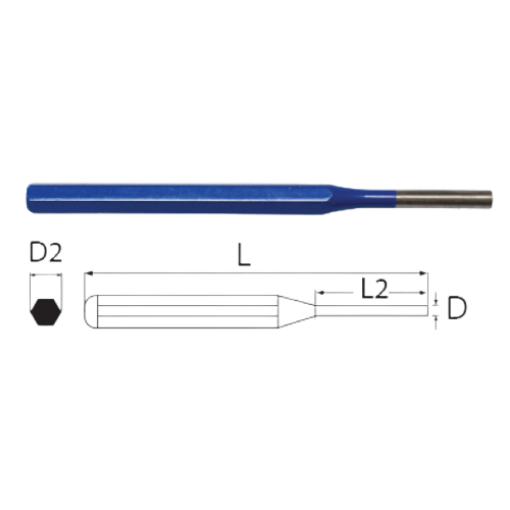 Picture of NIETZ PIN PUNCH 4X10MM