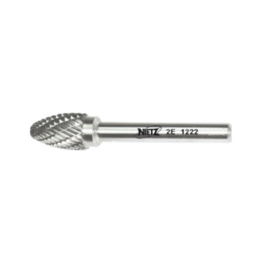 图片 NIETZ CARBIDE BURRS OVAL-DOUBLE CUT 16X25X6X68MM