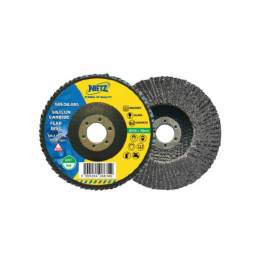 Picture of NIETZ FLAP DISC SILICON CARBIDE 4IN 60#