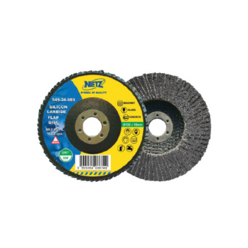 图片 NIETZ FLAP DISC SILICON CARBIDE 4IN 80#