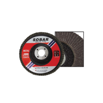 Picture of NIETZ PRO HEATED BLACK AO FLAP WHEEL 4IN 80#