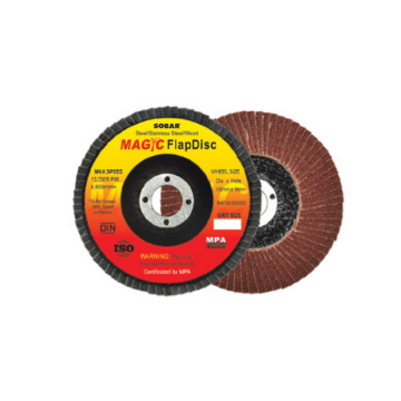Picture of NIETZ MAGIC RED AO FLAP WHEEL 4IN 150#