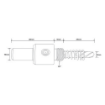 图片 NIETZ TUNGSTEN CARBIDE TIPPED HOLE SAW CUTTNG FOR STAINLESS STEEL (ML-26) 50MM