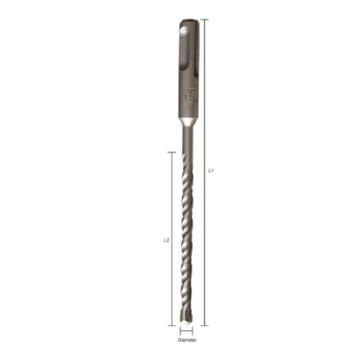 Picture of NIETZ SDS + 2CUTTER TCT DRILL BIT 25X450MM