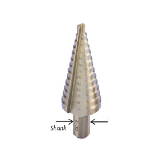 图片 NIETZ STRAIGHT FLUTE STEP DRILL (M2 HIGH SPEED STEEL) 4MM