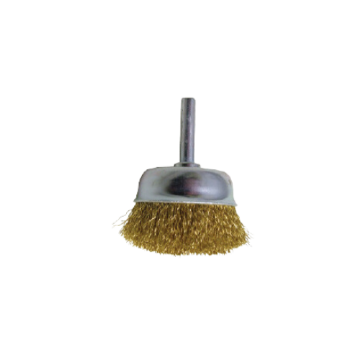 Picture of NIETZ SOBAR BRASS COATED SHANK CUP BRUSH 2IN 10/120/CR