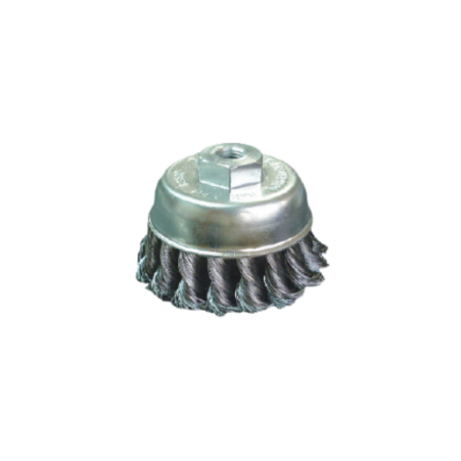 Picture of NIETZ SOBAR TWIST KNOB CUP BRUSH (CARBON BRUSH) 3IN M10X1.5