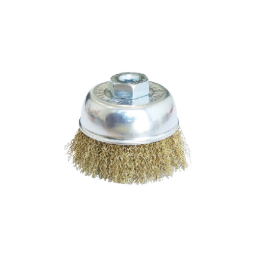 图片 NIETZ PURE BRASS WIRE CUP BRUSH 3IN M10X1.5
