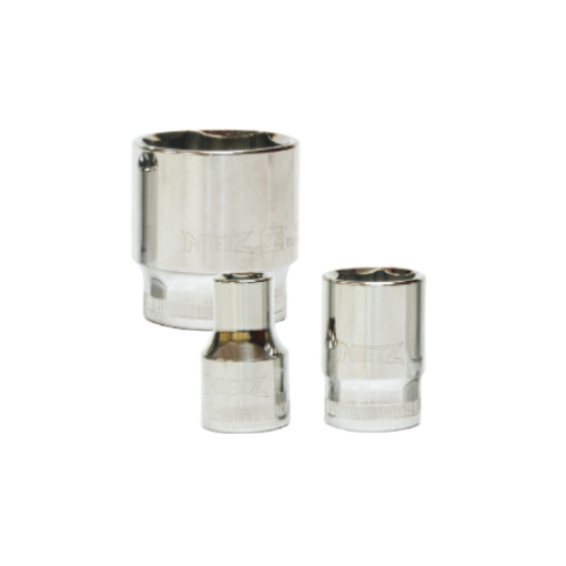 Picture of NIETZ 1/2IN DRIVE CHROME SOCKET (6PT) 18MM
