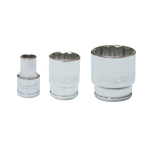 Picture of NIETZ 1/2IN DRIVE CHROME SOCKET (12PT) 17MM