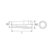 图片 NIETZ 1/2IN DRIVE TORXE-SOCKET E16